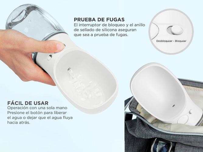 Bebedero de Mascotas Portátil Gadnic PTW1 Botella de Agua - 2