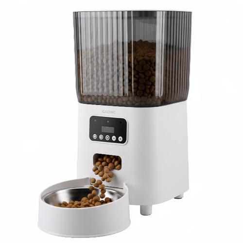 Comedero Automatico Gadnic Dispenser Alimento 5 Lts Programable Bowl de Acero Inoxidable  - 0