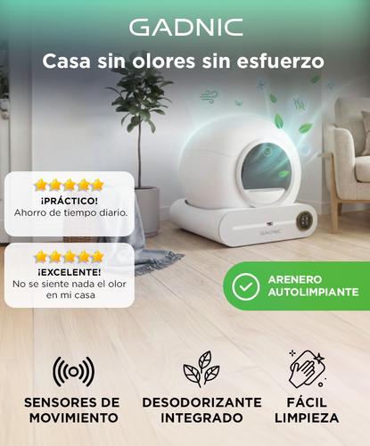 Arenero Autolimpiante Para Gatos Gadnic IFW030 Litera Sin Olor 65 L - 1