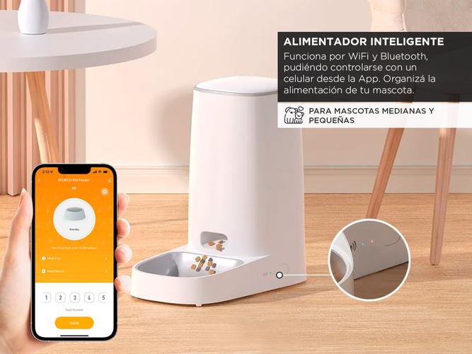 Alimentador Automático Gadnic Para Mascotas Con Control WIFI - 2