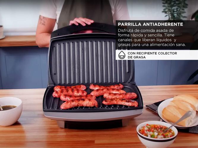 Parrilla Eléctrica Atma con Grill Antiadherente 1400W PG4720P - 2