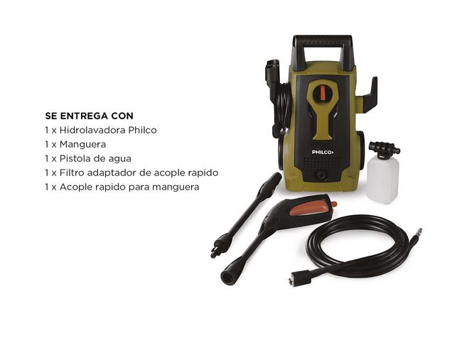 Hidrolavadora Electrica Philco MJPHI117 1400W color verde - 4