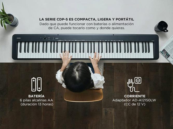Piano Digital Casio CDP-S160BK 88 tecla pesadas - 3