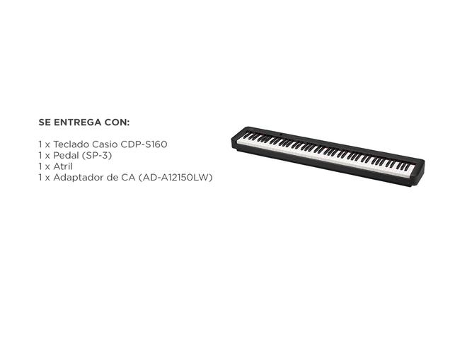 Piano Digital Casio CDP-S160BK 88 tecla pesadas - 5