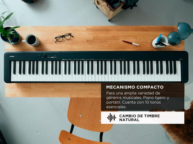 Piano Eléctrico Casio CDP-S110BK  - 2