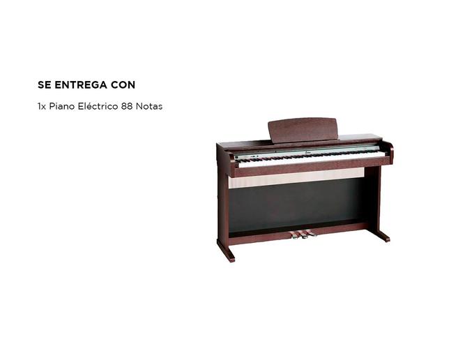 Piano Eléctrico 88 Notas 3 Pedales Con Mueble - 5