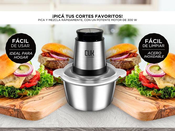 Picadora De Carne Electrica Gadnic EP1020 300W 2L Profesional  - 2
