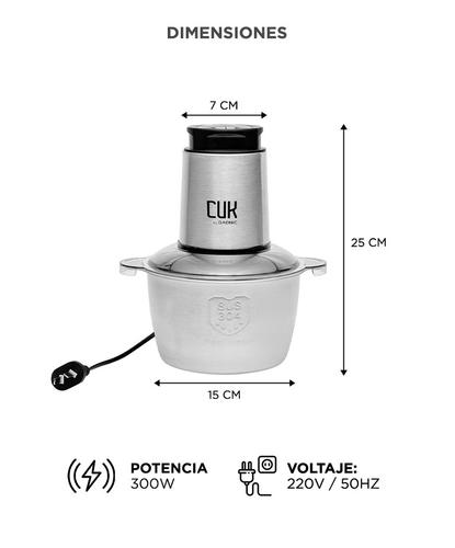 Picadora De Carne Electrica Cuk By Gadnic EP1020 300W 2L Profesional  - 5