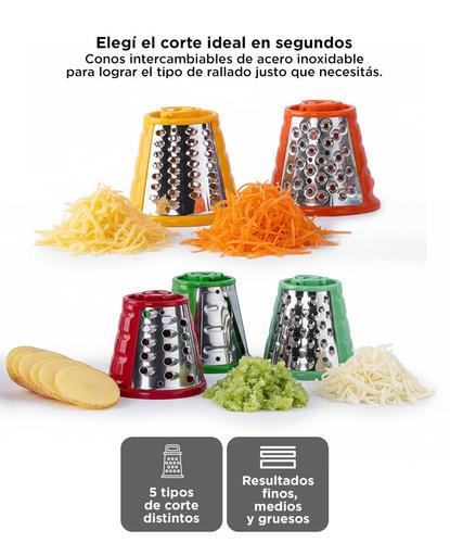 Multiralladora Rebanadora con 4 Cuchillas Intercambiables Eléctrica  - 2