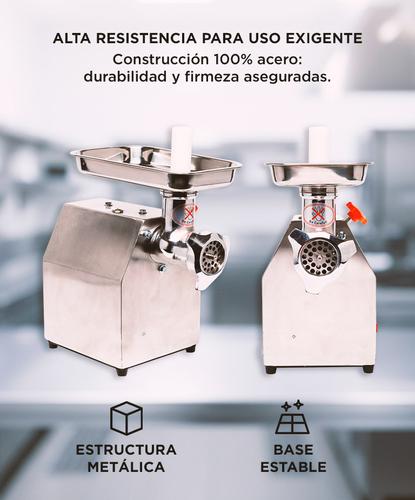 Picadora De Carne Industrial 1 Hp Gadnic Big-P Acero Inoxidable  Outlet - 3