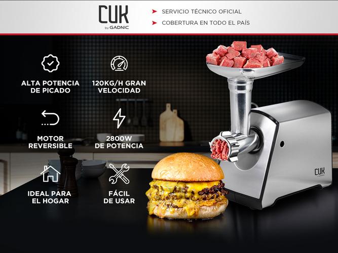 Picadora De Carne Cuk By Gadnic P800l 220V Acero Inoxidable  Outlet - 1