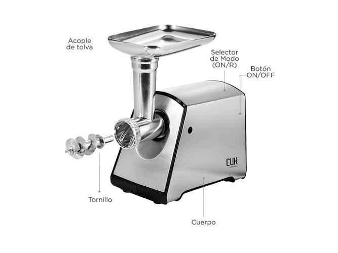 Picadora De Carne Cuk By Gadnic P800l 220V Acero Inoxidable  Outlet - 3