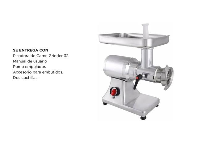 Picadora De Carne Moretti Grinder 32 1.5 HP - 5