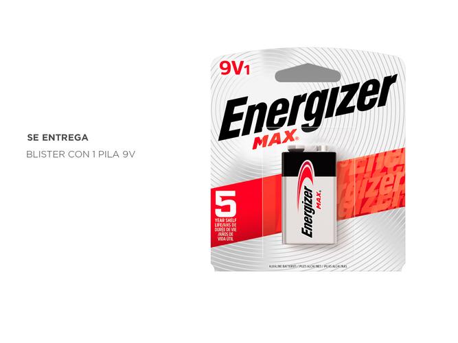 Pila Energizer Batería 9v x 1 Alcalina - 4