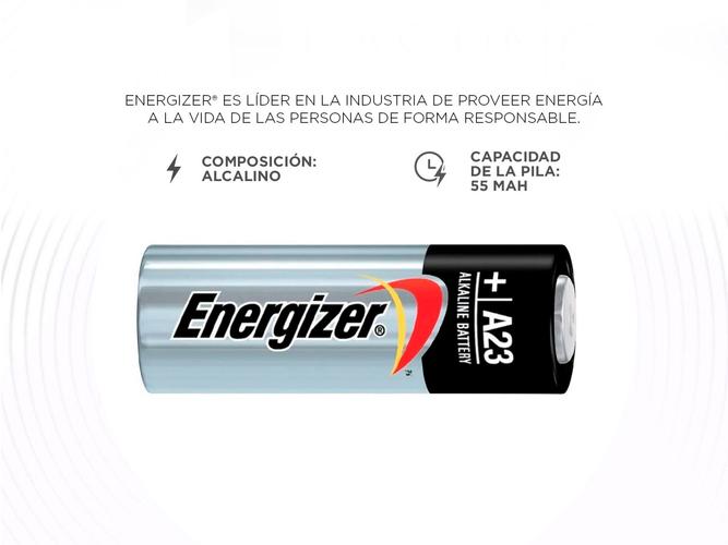 Pila Energizer 23A 12 V Cilindrica Para Control Remoto - 2