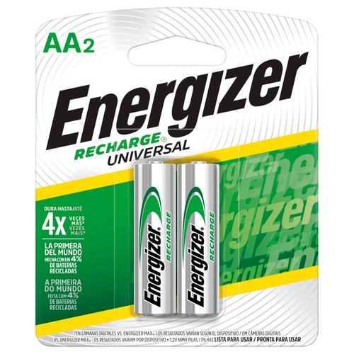 Pilas Recargables Energizer AA X 2  - 0