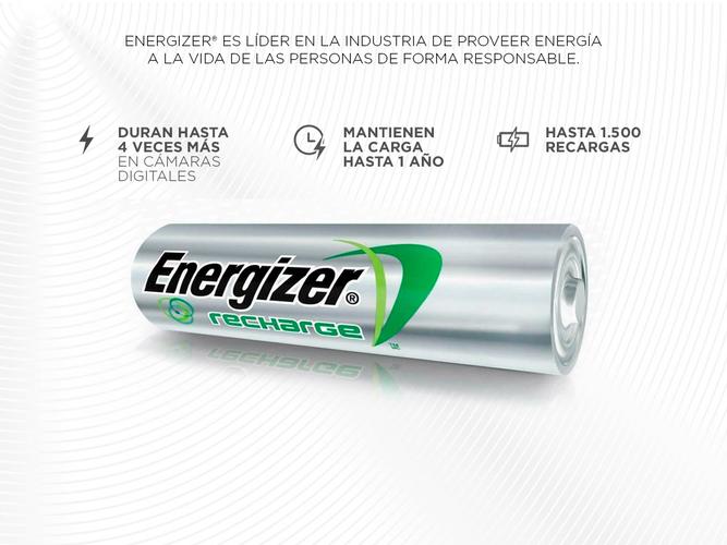 Pilas Recargables Energizer AA X 2  - 2
