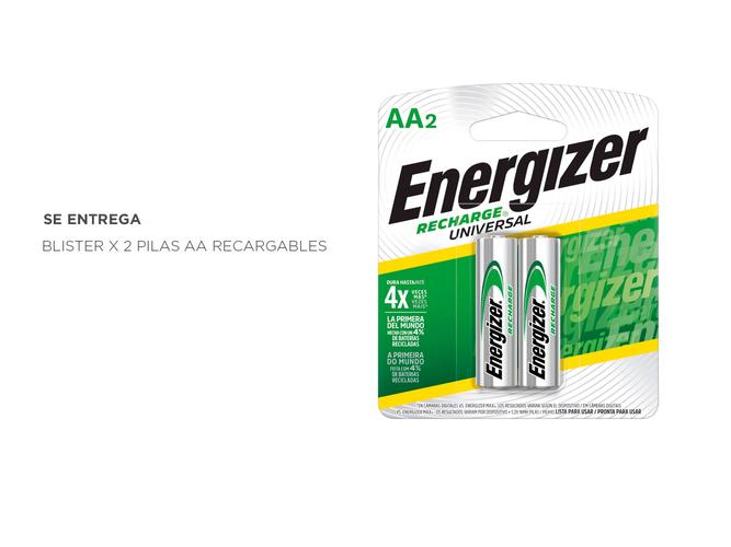 Pilas Recargables Energizer AA X 2  - 4