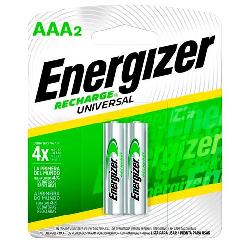 Pilas Recargables Energizer AAA X 2 Cámaras digitales, mp3, CD, autos a Control Remoto, Juegos GPS - 0