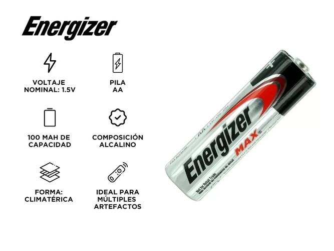 Pila Energizer AA Max E91 Unidad Suelta - 1