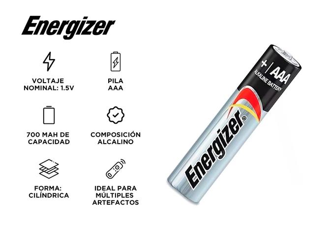 Pila AAA Energizer Max E92 X 1 Unidad Suelta - 1
