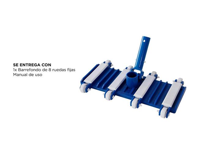 Limpiafondo Gadnic 8 Ruedas Flexible Barrefondo piletas - 5
