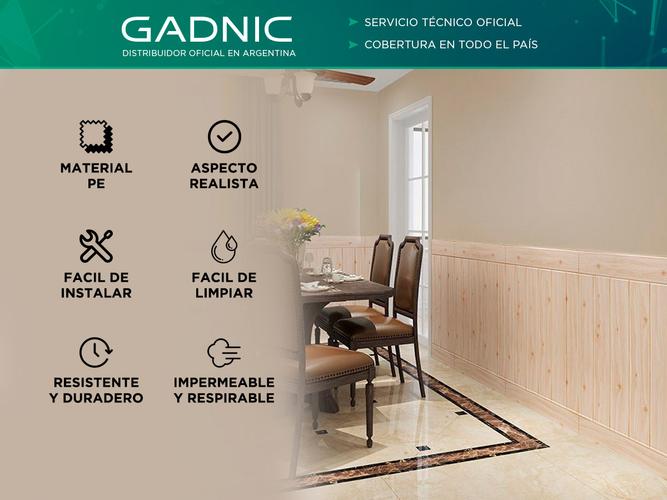 Placas 3d Autoadhesivas de Pared Gadnic Lavable Impermeable  - 1