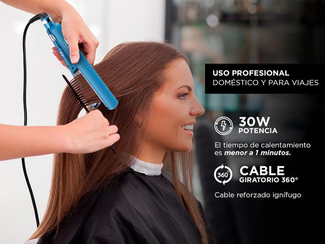 Planchita Para El Pelo Profesional Pro Titanium 2000 Gadnic 30W  - 2