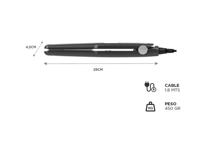 Planchita de Pelo Gadnic PL20D Liso Extremo - 5