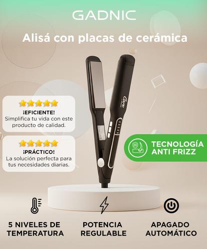 Planchita de Pelo Gadnic PL20D Liso Extremo - 1