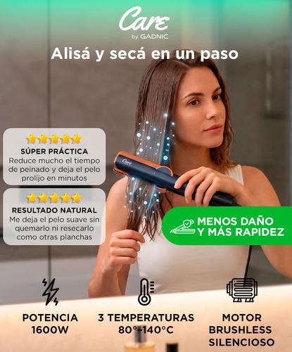 Planchita De Pelo Care By Gadnic Seco Húmedo 1600W  Con Aire Frío Antifrizz  Display LCD - 1