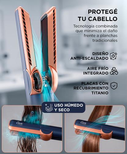 Planchita De Pelo Care By Gadnic Seco Húmedo 1600W  Con Aire Frío Antifrizz  Display LCD - 2