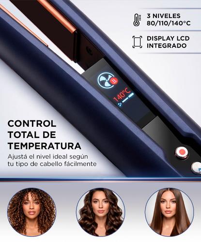 Planchita De Pelo Care By Gadnic Seco Húmedo 1600W  Con Aire Frío Antifrizz  Display LCD - 3