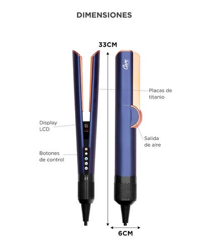 Planchita De Pelo Care By Gadnic Seco Húmedo 1600W  Con Aire Frío Antifrizz  Display LCD - 5