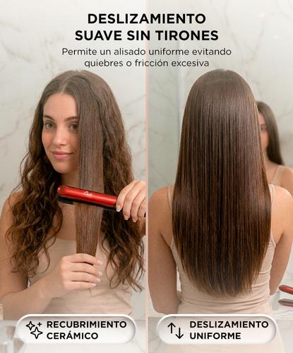 Planchita De Pelo Care By Gadnic Placas De Ceramica Temperatura Regulable Display Digital  - 3