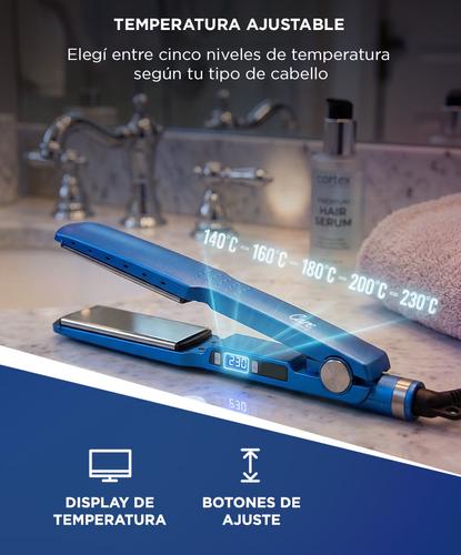 Planchita De Pelo Care By Gadnic Control Digital Temperatura  Calentamiento Rápido - 2