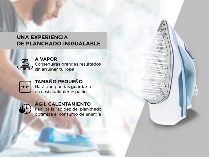 Plancha a Vapor Winco W38 con base de ceramica - 2