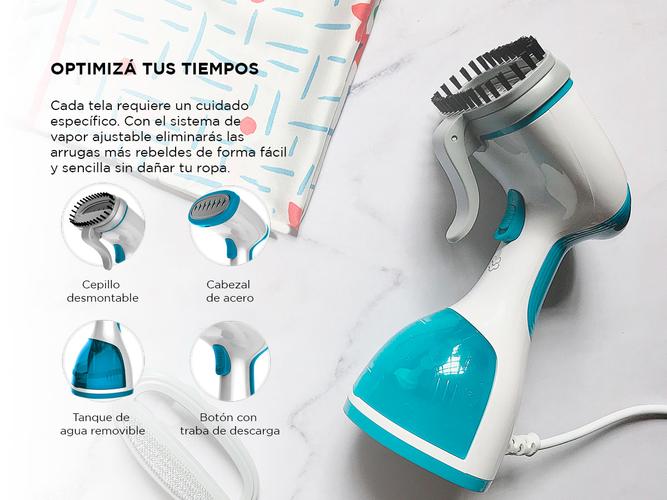 Plancha A Vapor Vaporizador Smart-Tek GS1212 1000W - 3