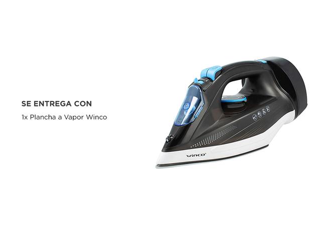 Plancha a Vapor Cerámica Winco con Guardacable W39 - 5