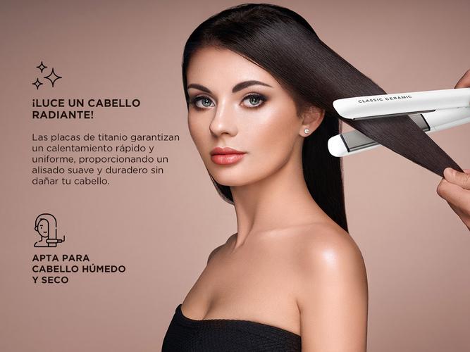Planchita de Pelo con Placas de Cerámica Atma PL8933P - 2