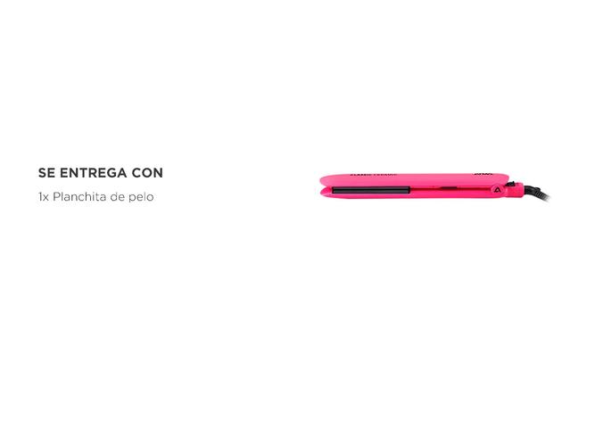 Planchita de Pelo Atma Classic Ceramic PL9033P Pink - 4