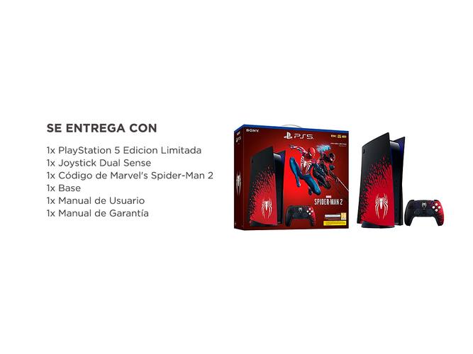 Consola de juegos Sony Playstation 5 Standard 825Gb PS5 + Spiderman 2 - 6