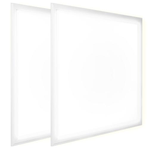 2x Plafon Empotrable Lampara techo Led Gadnic PNL48 Cuadrado 48W CalidoFrio 3000K6000K KIT - 0