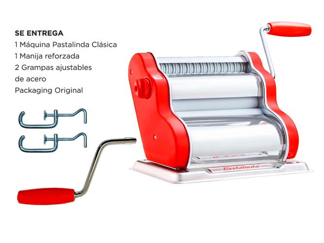 Fábrica de Pastas Pastalinda Clásica Soba Estira y Corta Fideos - 4