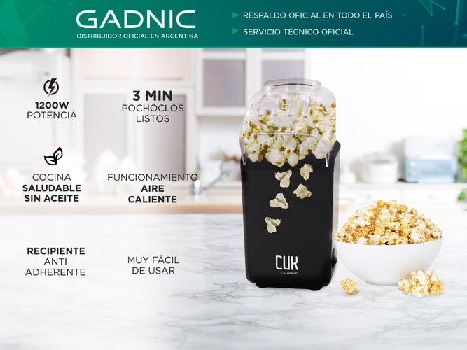 Pochoclera Gadnic Aire Caliente 1200 W - 1