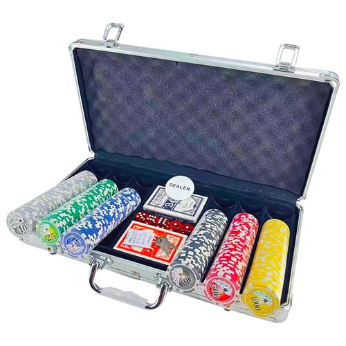 Juego de Póker Gadnic 300 Fichas con Maletín - 0