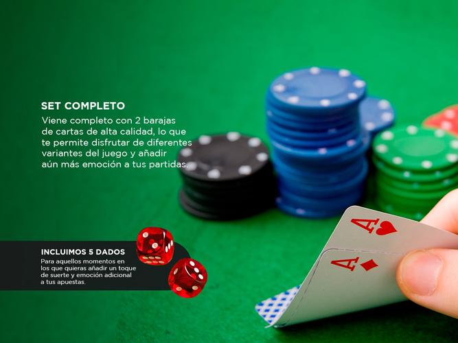Juego de Póker Gadnic 300 Fichas con Maletín - 3