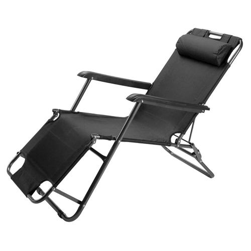 Reposera Plegable Cama Reclinable Jardín/Playa Gadnic - 0