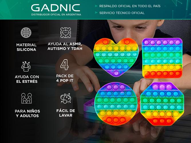 Pack x 4 juguetes popit Gadnic PPT4 - 1