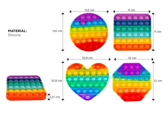 Pack x 4 juguetes popit Gadnic PPT4 - 3